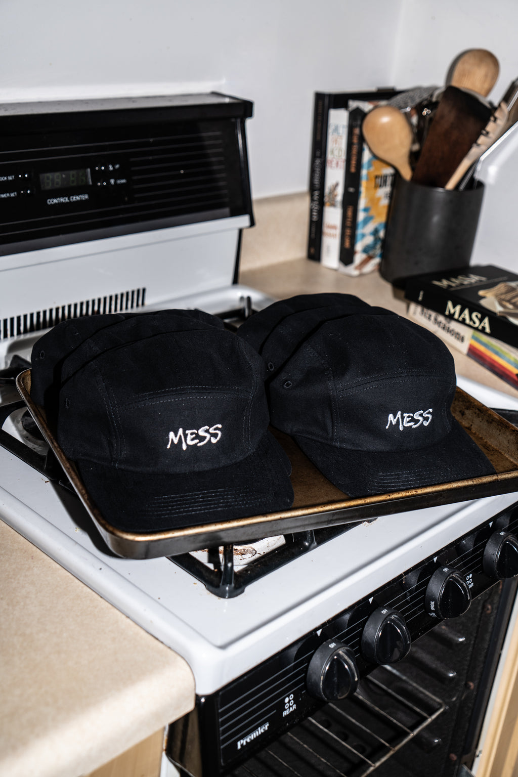 MESS Logo Brushed Cotton Camper Cap
