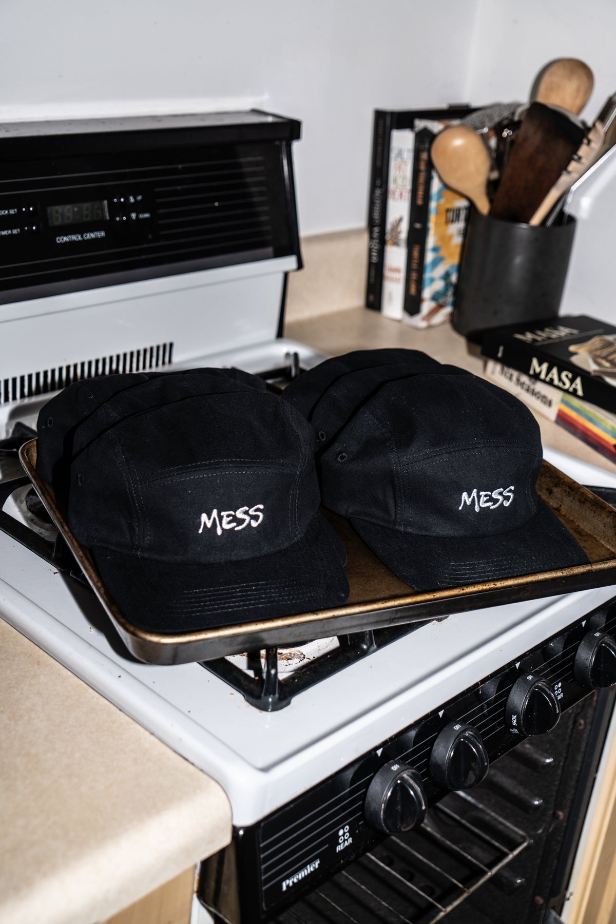 MESS Logo Brushed Cotton Camper Cap