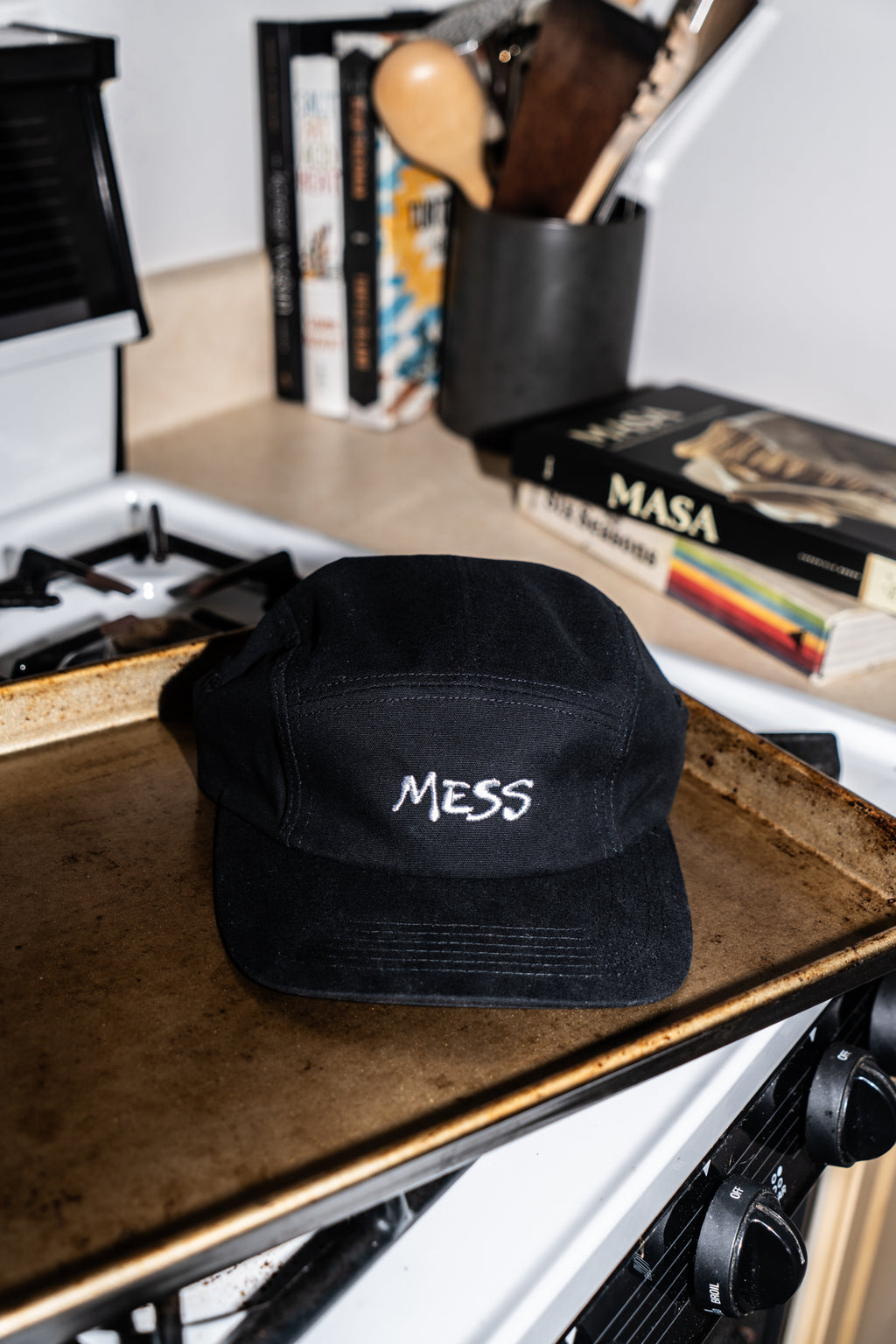 MESS Logo Brushed Cotton Camper Cap